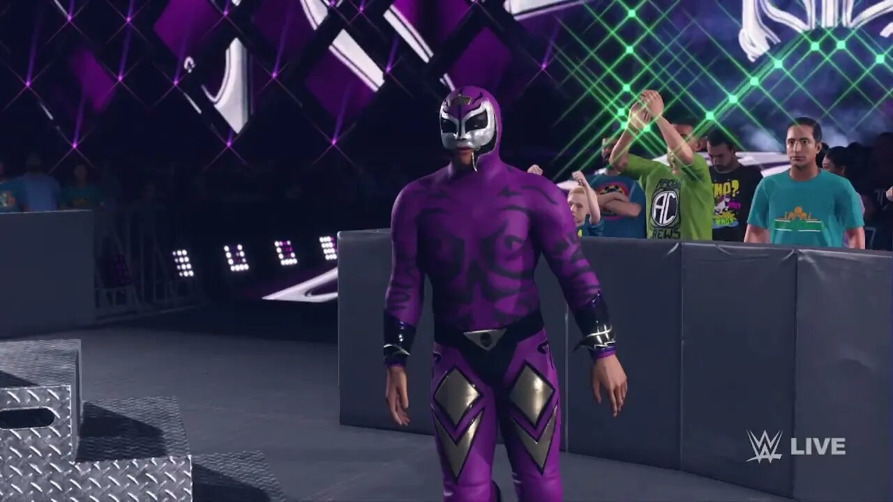 WWE2K23: Rey Mysterio JR Full Entrance!