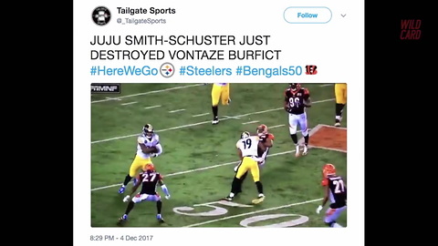 MNF Steelers Vs. Bengals Had Numerous Big Hits