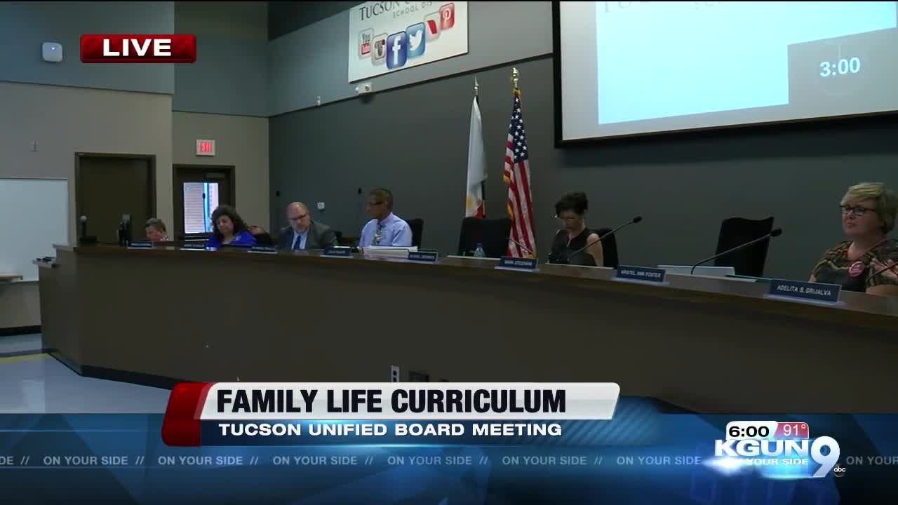 TUSD board to decide on final sex education program