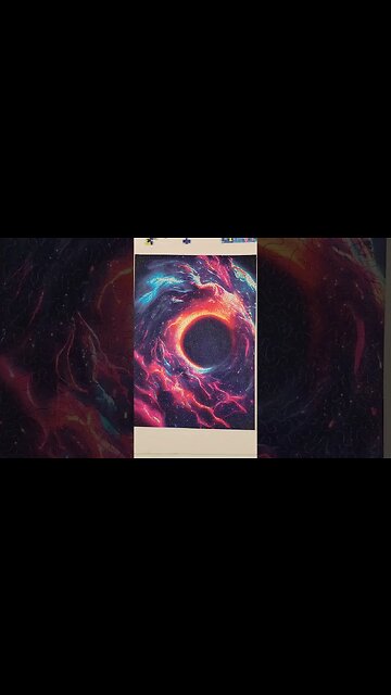 Black Hole 300 Piece Puzzle by Gemturt #puzzle #shorts #jigsawpuzzles