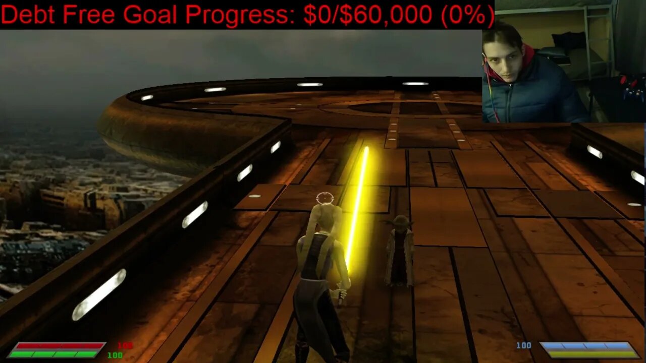 Yoda VS Second Sister In A Battle With Live Commentary In Star Wars Jedi Knight Jedi Academy