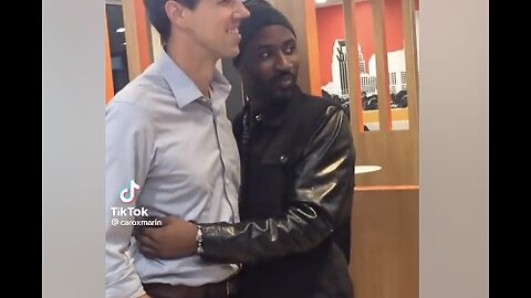 Man Literally Cuddles up to Beto