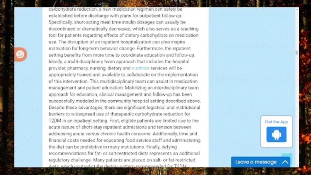 Reading - A clinician's guide remission of type 2 diabetes : toward a standard of care [Part 2]