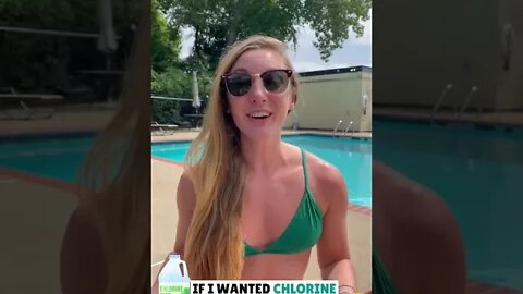 This is WHY I don’t go in the POOL 🏊‍♀️ 🤗#shorts
