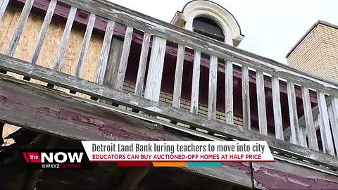 Detroit Land Bank luring teachers to move into city