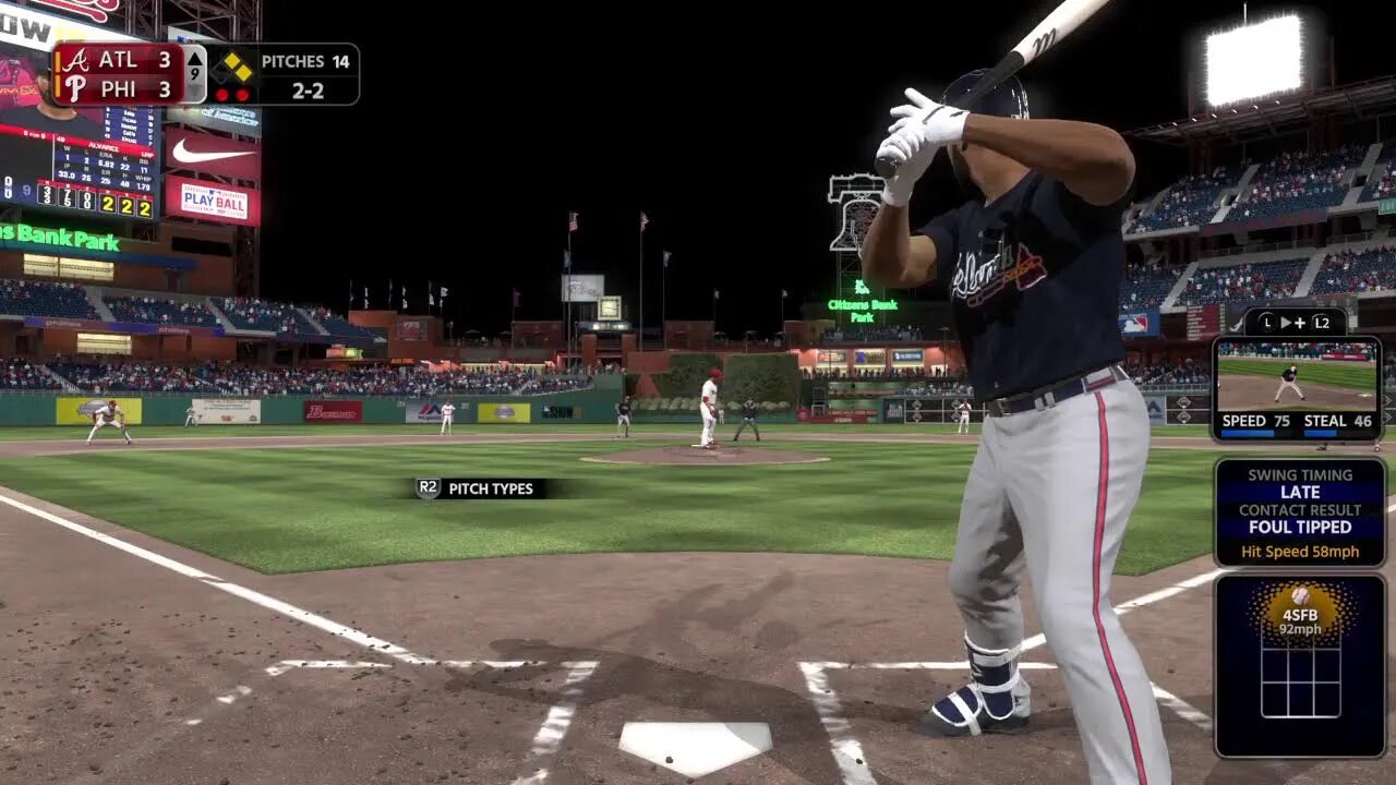 Braves Dynasty S:6 2023 G:49 @ Philadelphia (38-10)