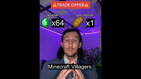 These Villagers Be Scamming...
