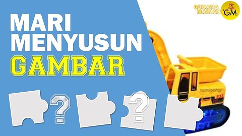 Tanpa disadari Kemampuan anak meningkat || mainan anak || menyusun Gambar EXCAVATOR WARNA KUNING