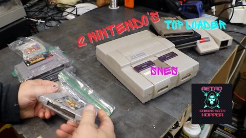 Time To Get 2 Nintendo's Ready To Sell / NES Top Loader & SNES Plus Games