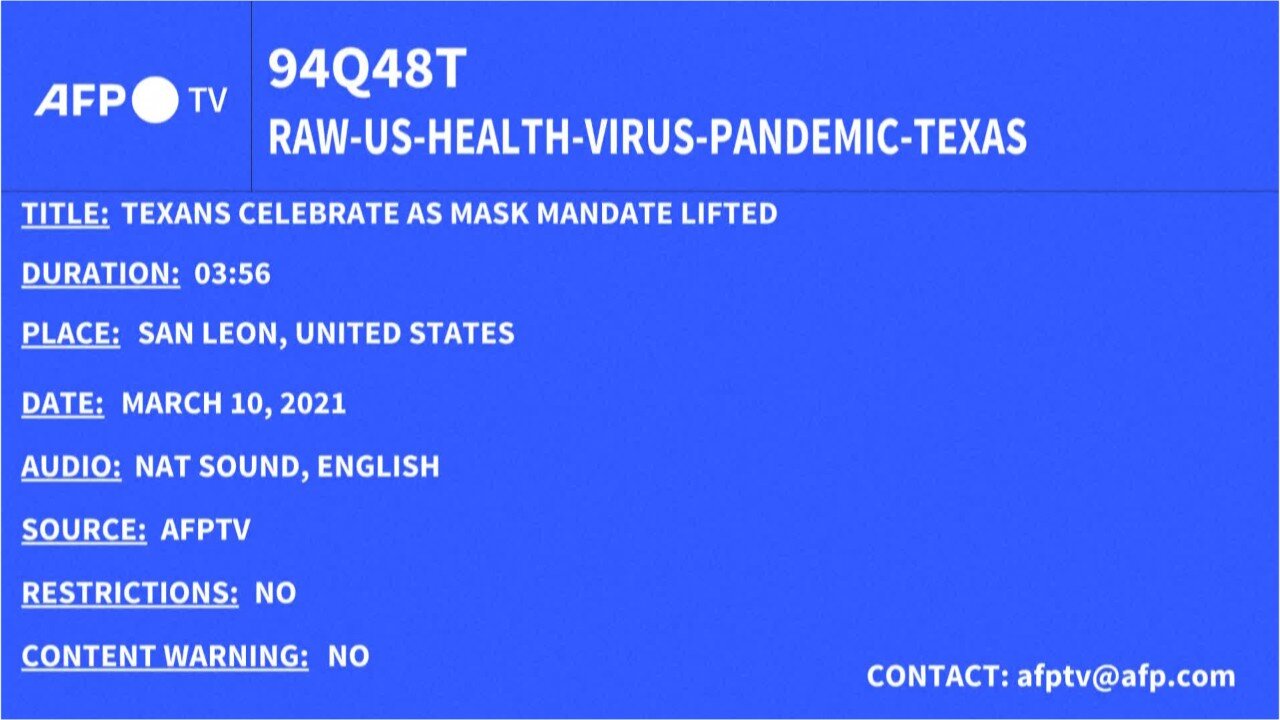 Texans celebrate as mask mandate lifted