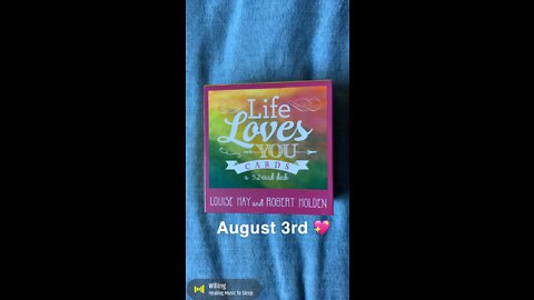 August 3rd oracle card: willing to receive