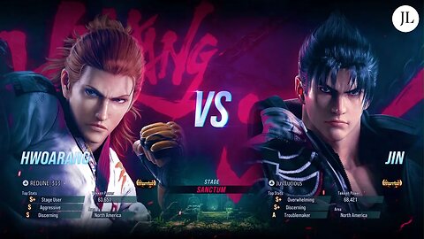 TEKKEN 8 - Hwoarang vs Jin (FT2) (Closed Network Test)