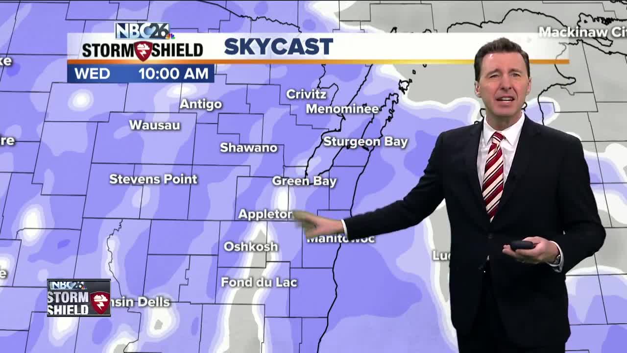 Michael Fish's NBC26 Storm Shield weather forecast