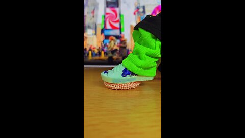 ASMR Stepping on gummies with style