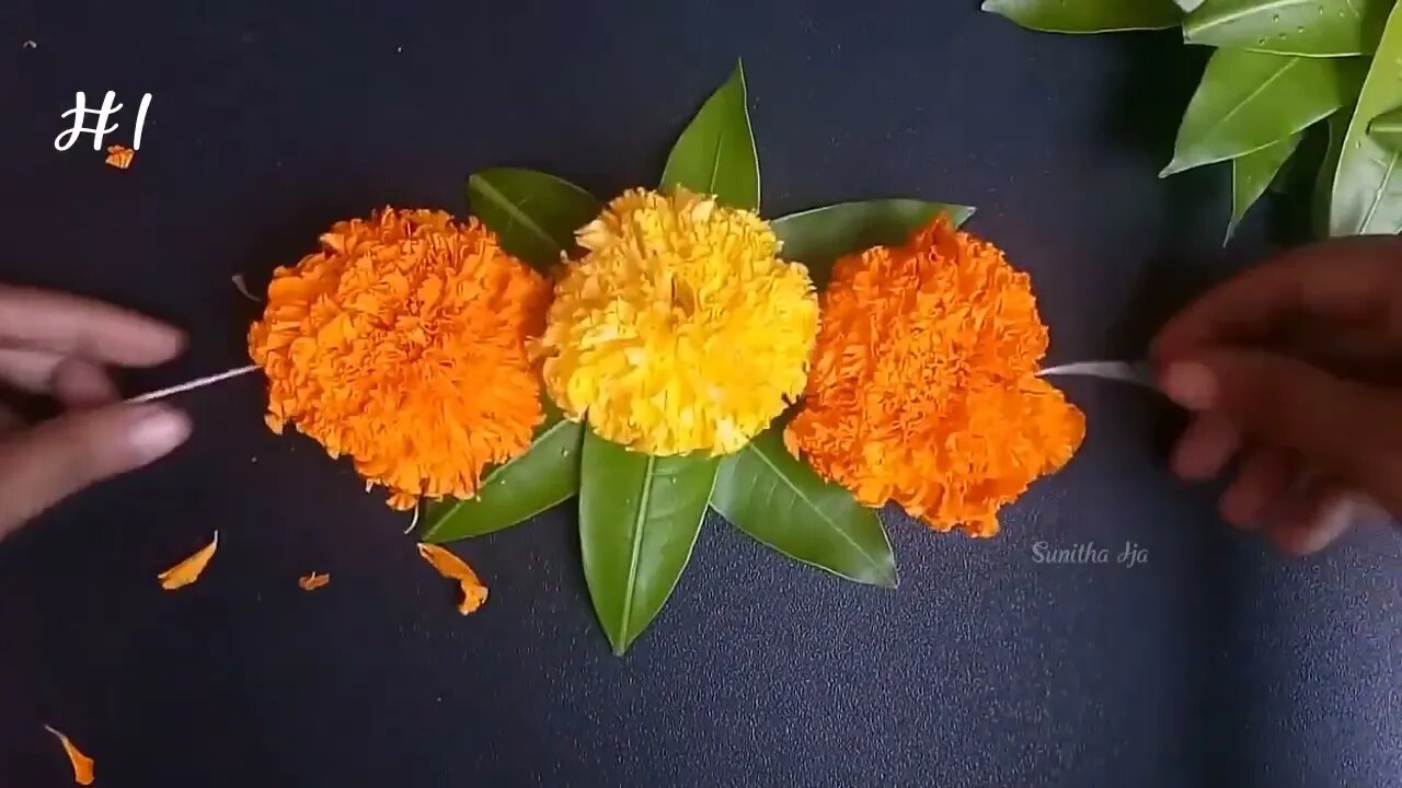 DIY|Marigold Flower Decoration Ideas for any Indian Wedding|Sangeet|Festivals|Pooja|Home Party Ideas