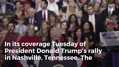 NY Times Forced To Make Correction About Rally Size After Trump Challenges Story