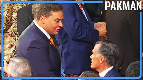 Mitt Romney Tells George Santos "You Don't Belong Here" at SOTU