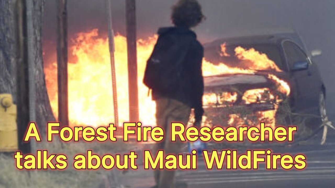 A Forest Fire Researcher talks about Maui Wildfires