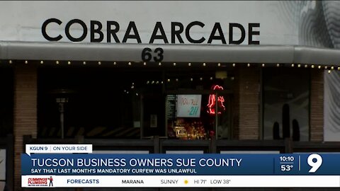 Tucson business owners file lawsuit against county's mandatory curfew