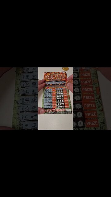 $75,000 Cash Eruption Lottery Tickets! #lottery