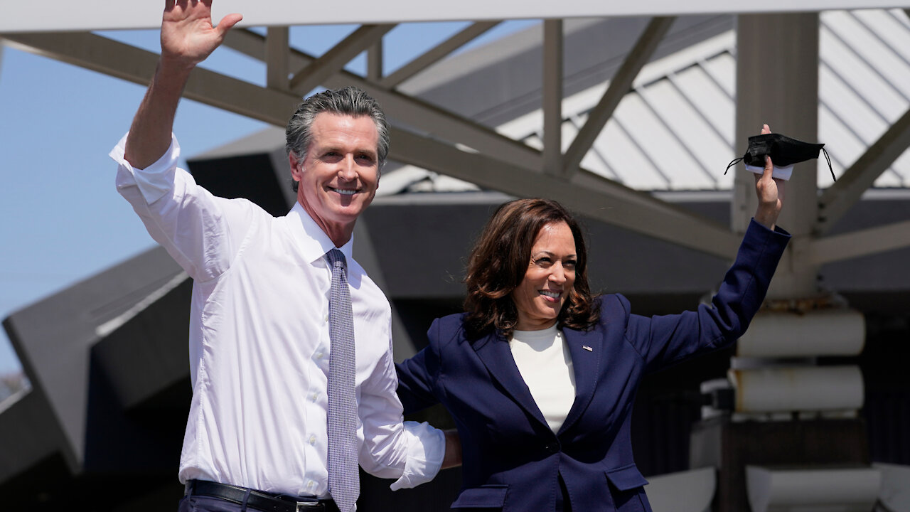 Kamala Harris Sends Warning to Red States While Campaigning With Gavin Newsom