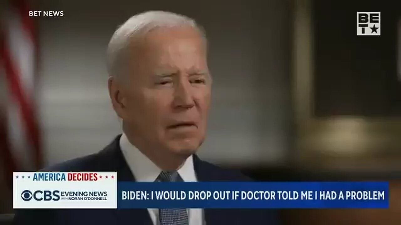 WATCH: Biden admits that he would step down if doctors told him a "medical condition emerged."