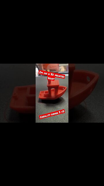 I'm on a boat. #3dprinting #3dprintingmachine #youtubeshorts #creality