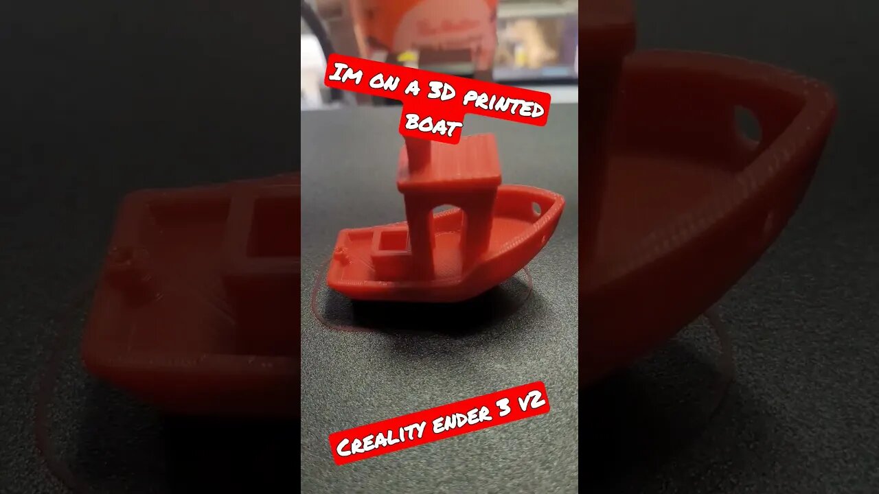I'm on a boat. #3dprinting #3dprintingmachine #youtubeshorts #creality