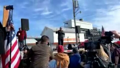 Ted Cruz Speaks to The People's Convoy at Hagerstown MD & will be leading the Convoy on the Beltway