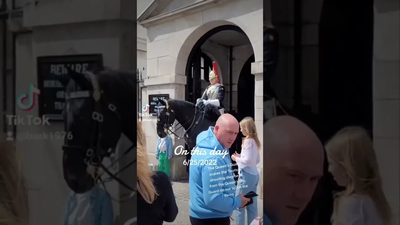 Two shouts in one video stand back from the Queens life 2022 #horseguardsparade
