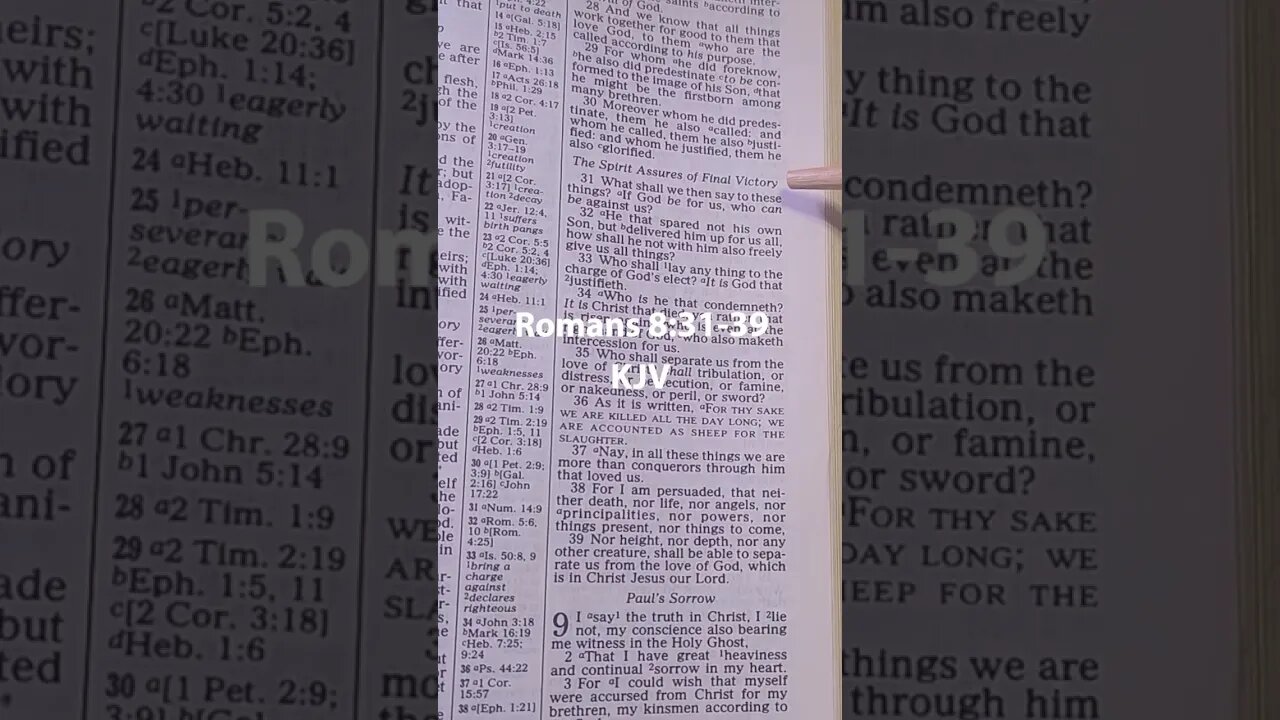 Hope for believers in Christ | Romans 8 31 39 #shorts #romans #scripture