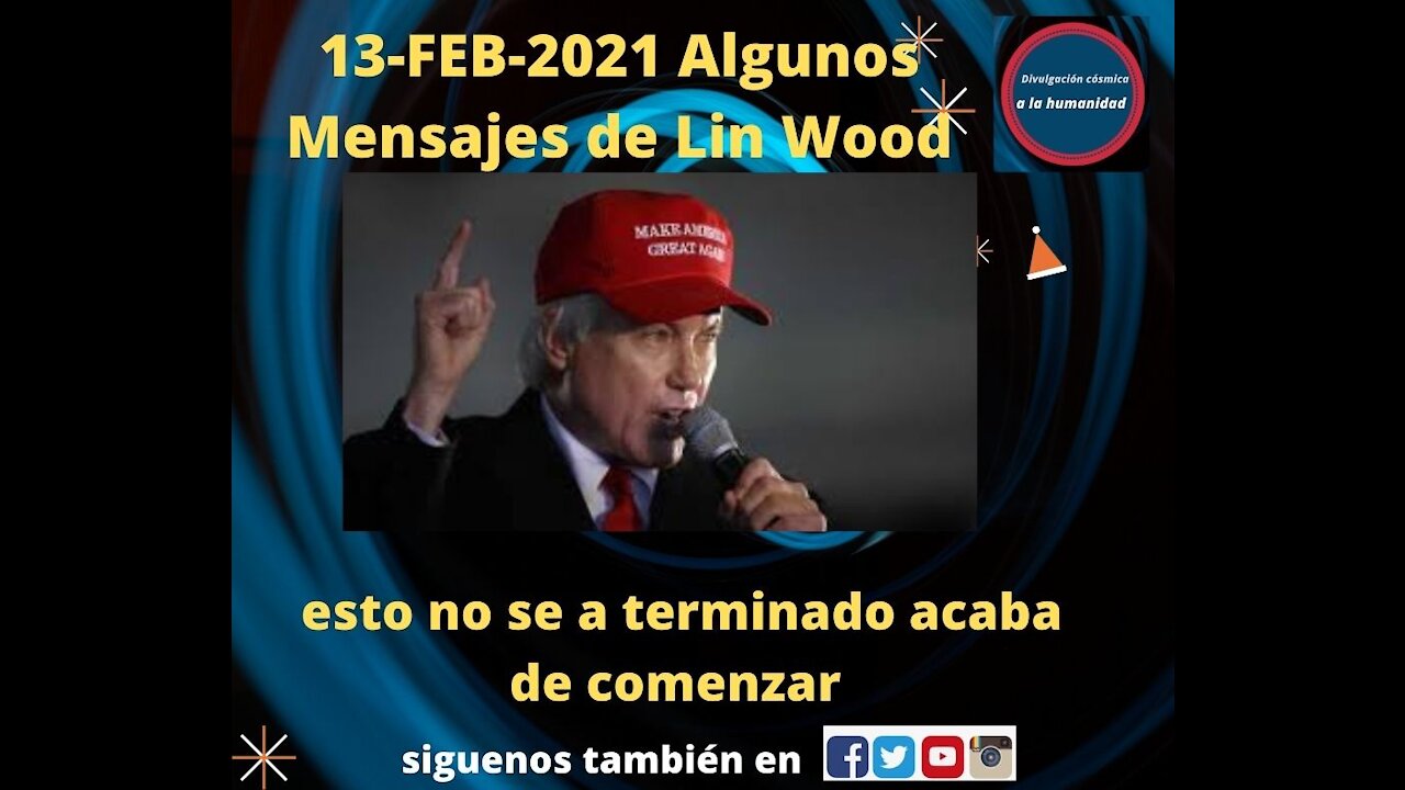 mensaje de Lin Wood 13 de febrero