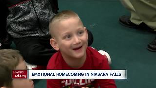 Big surprise for Niagara Falls family