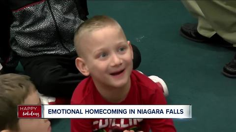 Big surprise for Niagara Falls family