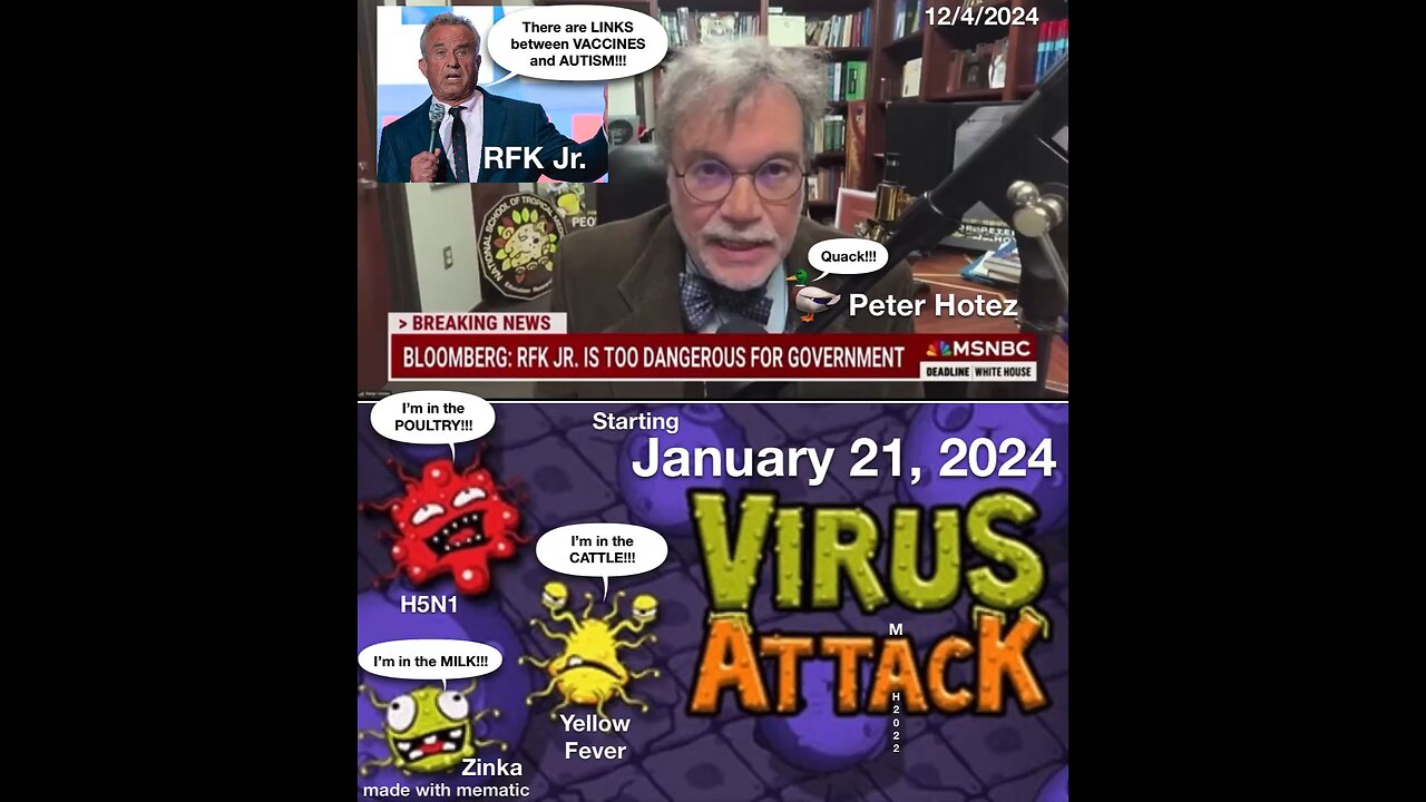 January 21, 2024 the Viruses Attack says the QUACK!!!