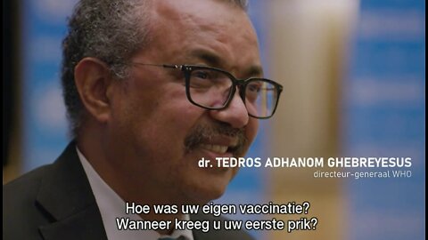 WHO director dr Tedros justifying his non-vaccinated status