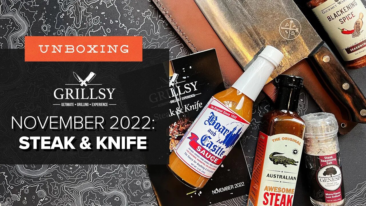 Literal Awesome Sauce | Unboxing the Grillsy Subscription - November 2022