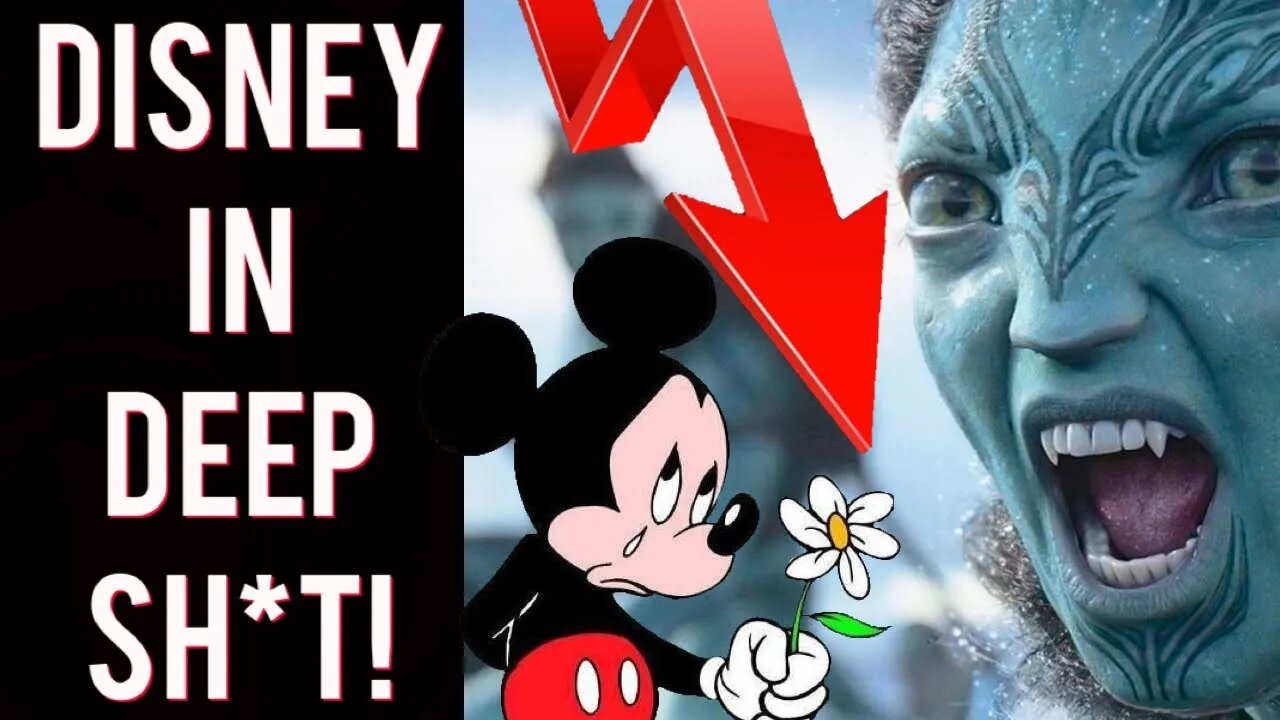 Disney stock DOWN 45%! Avatar 2 flatline leads to worst stock market performance since 1974!