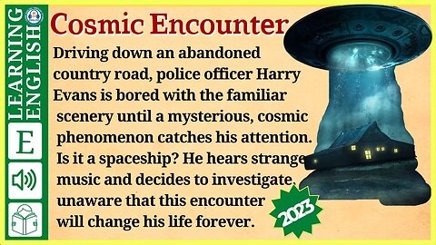 learn English through story level 2 🍁Cosmic Encounter ( Graded Reader Level 2 ) | WooEnglish