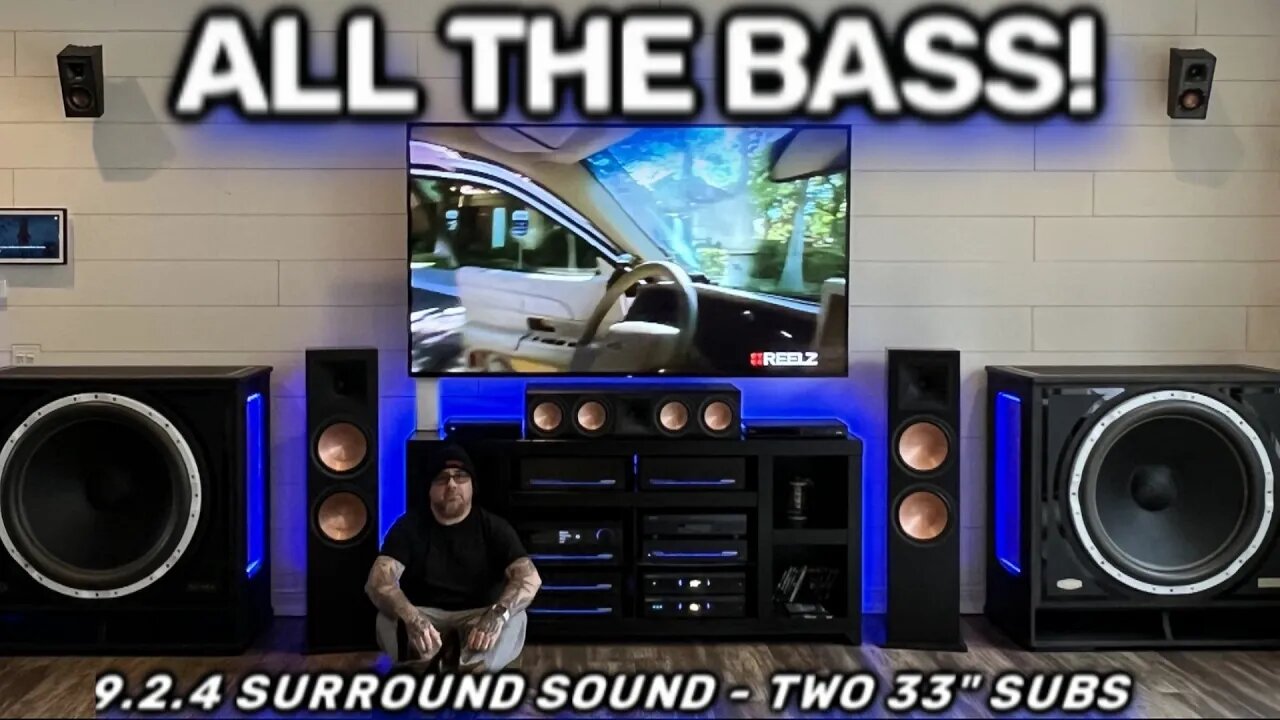 2 33" Subs for ALL the BASS! Both Boxes Finally Hooked Up & Playing! Effortless CLEAN, DEEP BASS!