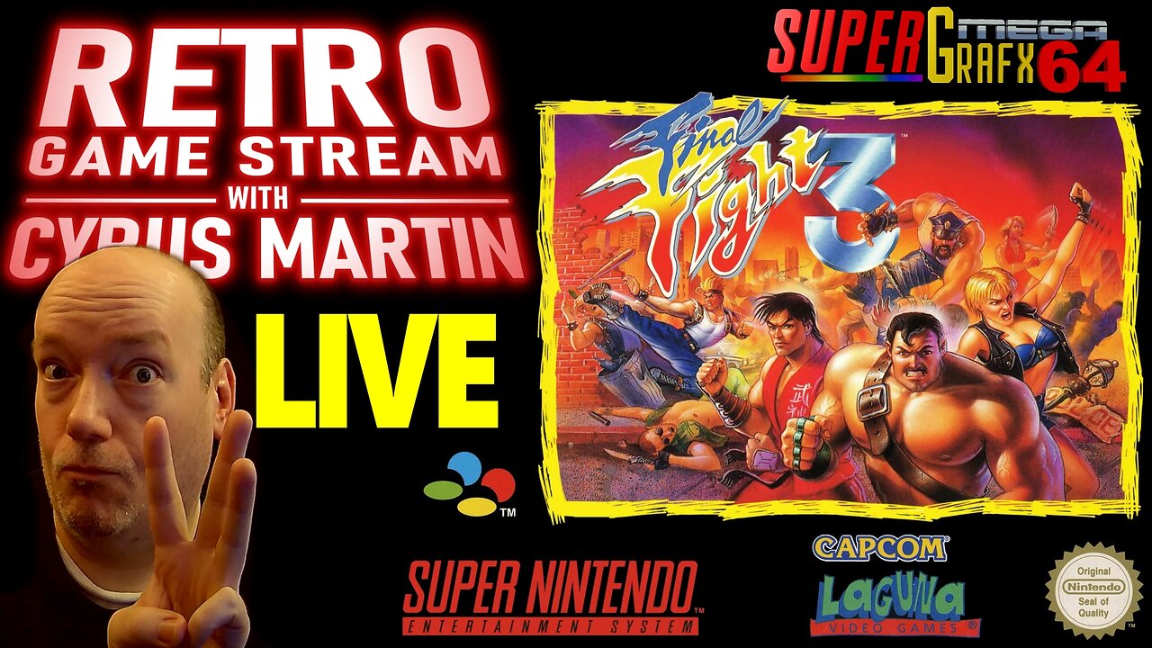 SNES RETRO GAME STREAM WITH CYRUS MARTIN