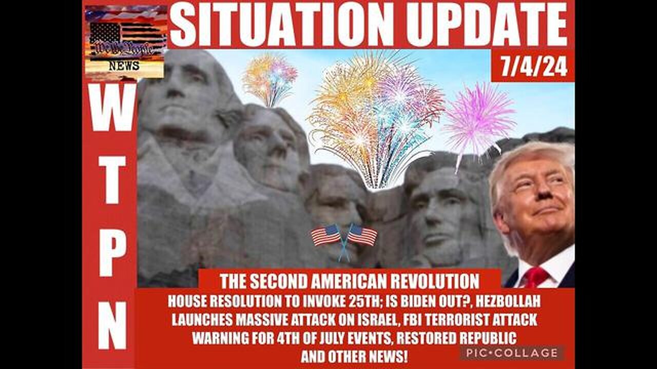 WTPN ~ Judy Byington ~ Situation Update ~ 7-4-24 ~ Trump Return ~ Restored Republic via a GCR