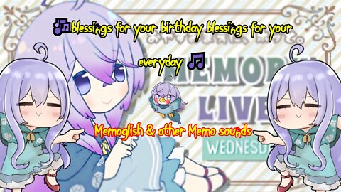 [VTuber] Utakata Memory blessings for your birthday blessings for your everyday Memoglish