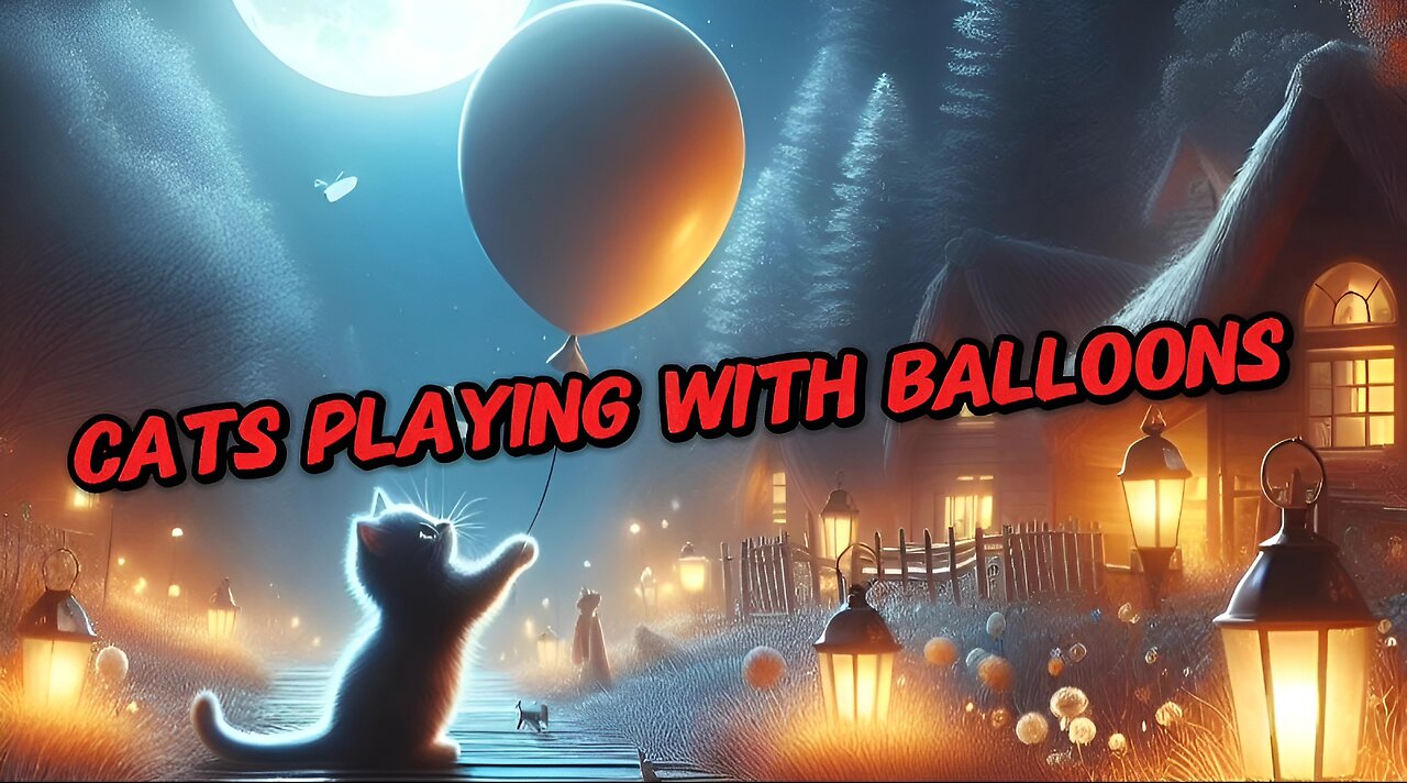 Adorable Cats Playing with Balloons: A Purrfectly Fun Feline Fiesta!