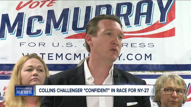 Collins challenger McMurray "confident" after charges against Congressman