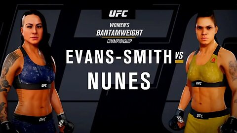 EA Sports UFC 3 Gameplay Amanda Nunes vs Ashlee Evans-Smith