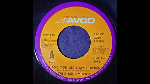 Wild Bill Emerson – Have You Seen My Chicken