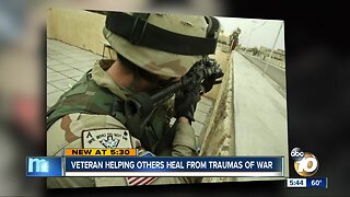 Iraq War veteran using meditation to help others heal from war traumas