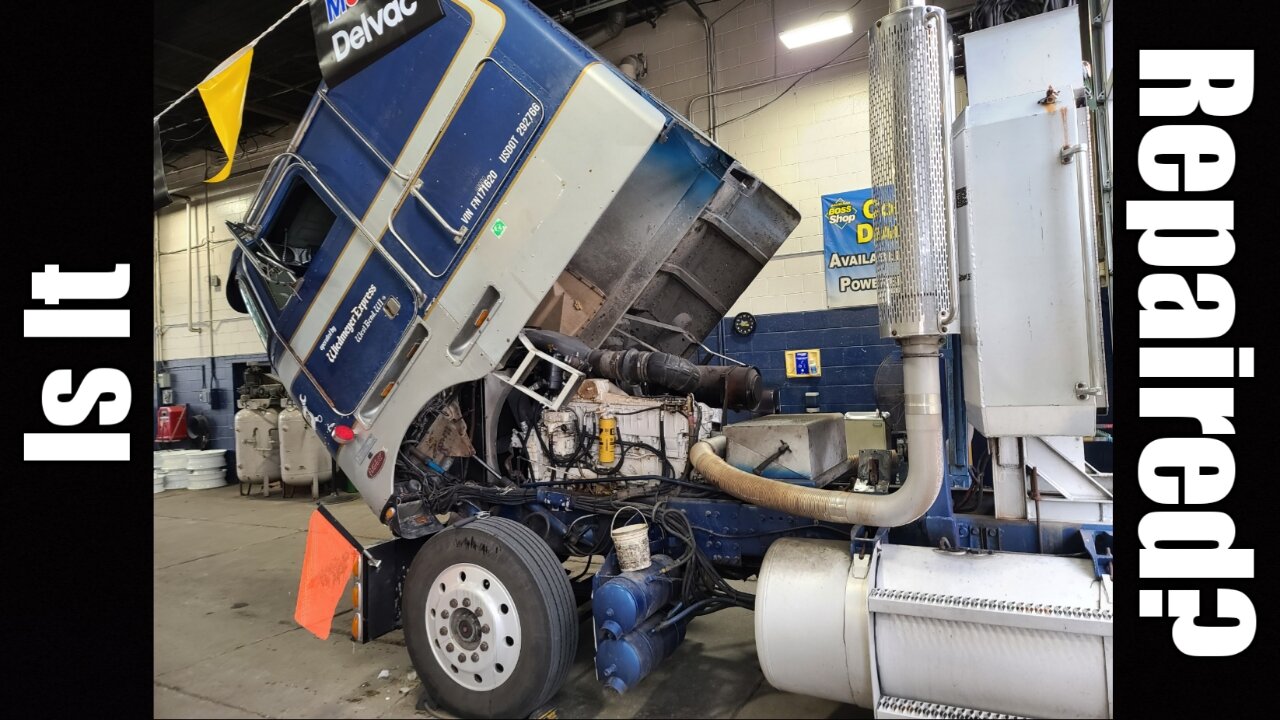 Cabover Peterbilt Needs Repairs - 065