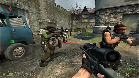 Counter Strike Source Tides Bots #7 Only Sniper Rifles